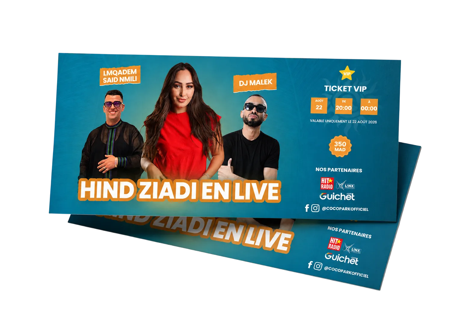 Pass VIP — Hind Ziad Live 22 août