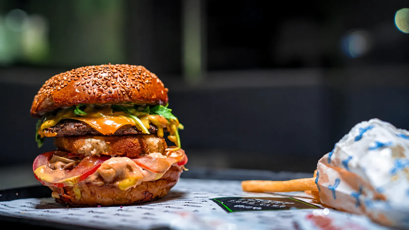 Burger et plats internationaux au restaurant COCOPARK